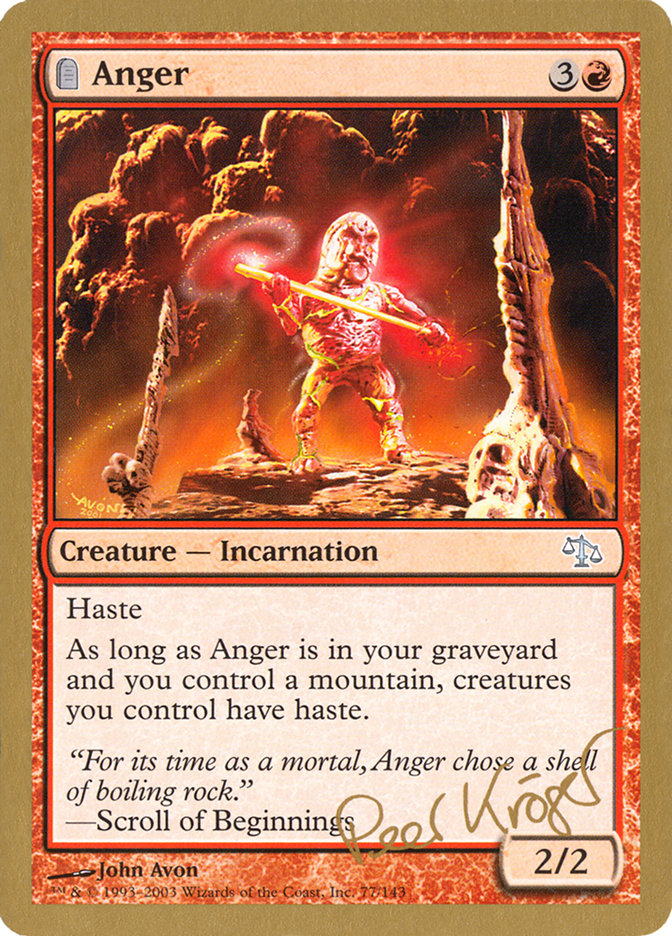 Anger - World Championship Decks 2003 (WC03)