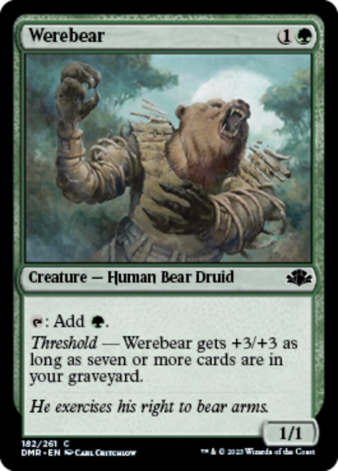 Werebear - [Foil] Dominaria Remastered (DMR)