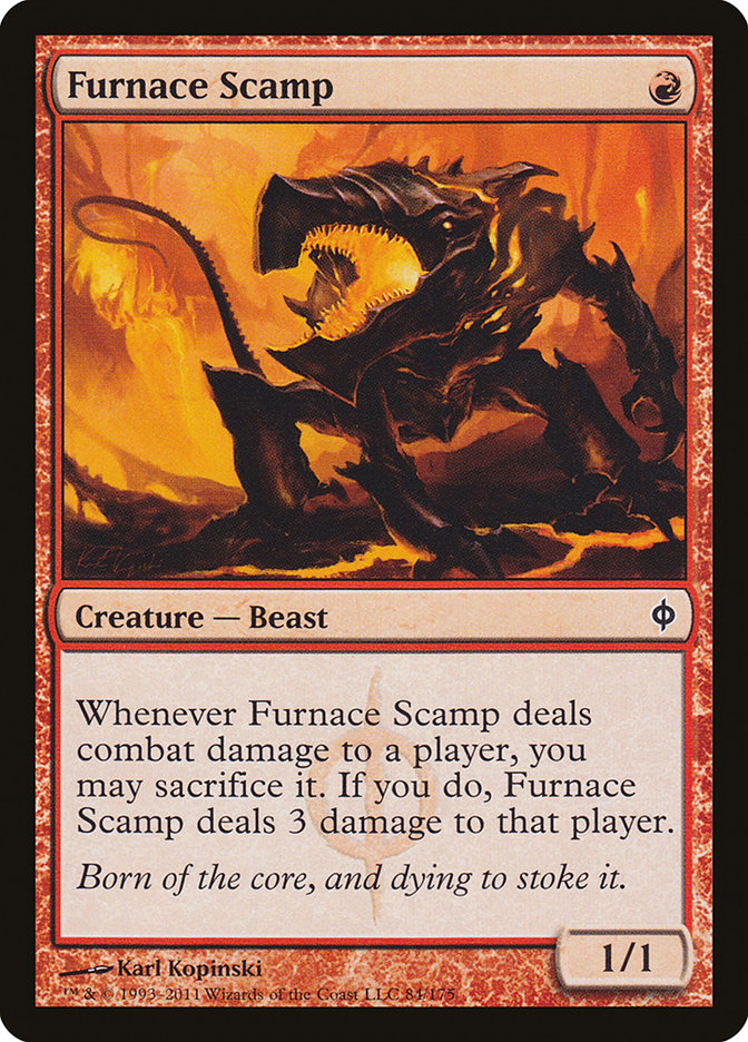 Furnace Scamp - [Foil] New Phyrexia (NPH)
