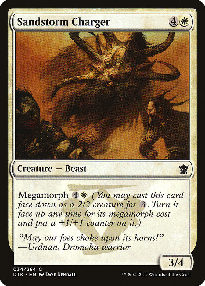 Sandstorm Charger - [Foil] Dragons of Tarkir (DTK)