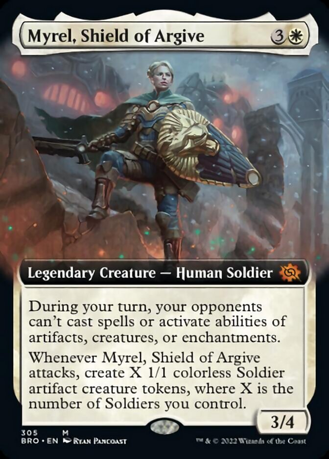 Myrel, Shield of Argive - [Extended Art] The Brothers' War (BRO)