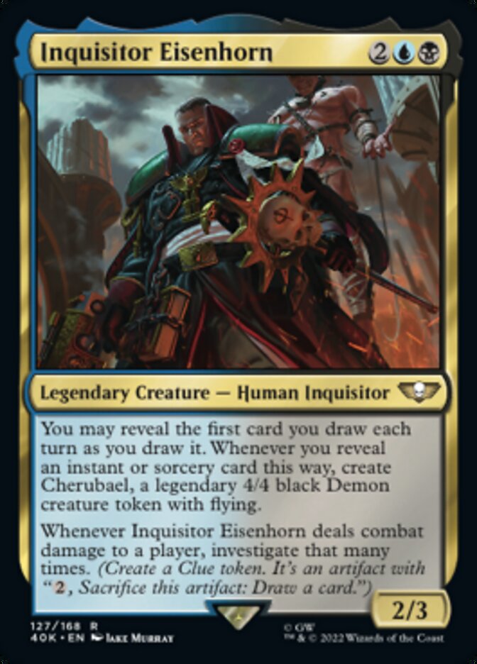 Inquisitor Eisenhorn - [Surge Foil] Warhammer 40,000 Commander (40K)
