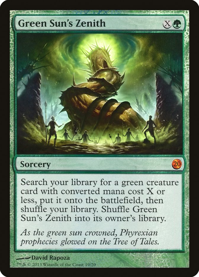 Green Sun's Zenith - [Foil] From the Vault: Twenty (V13)