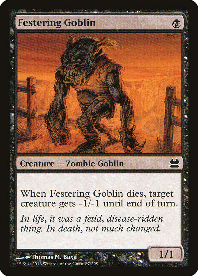 Festering Goblin - [Foil] Modern Masters (MMA)