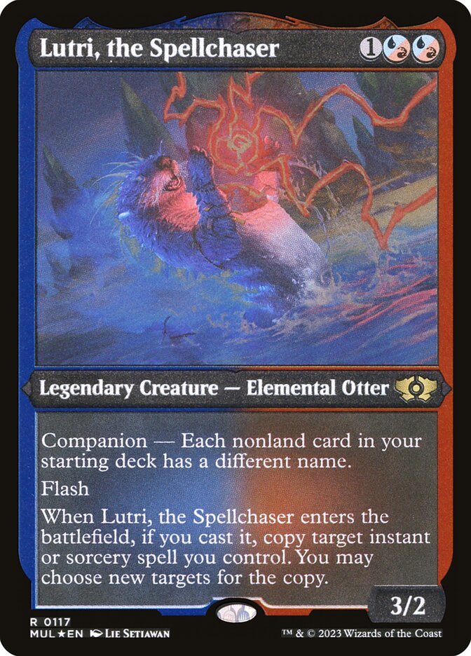 Lutri, the Spellchaser - [Etched Foil] Multiverse Legends (MUL)
