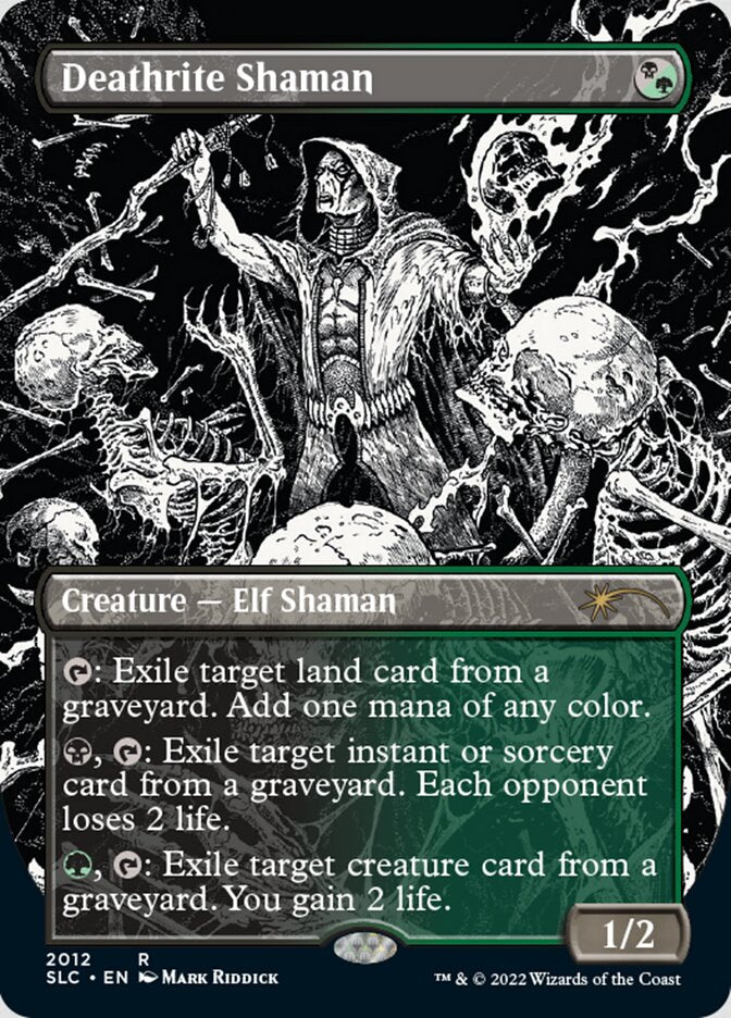Deathrite Shaman - [Foil, Borderless] Secret Lair 30th Anniversary Countdown Kit (SLC)