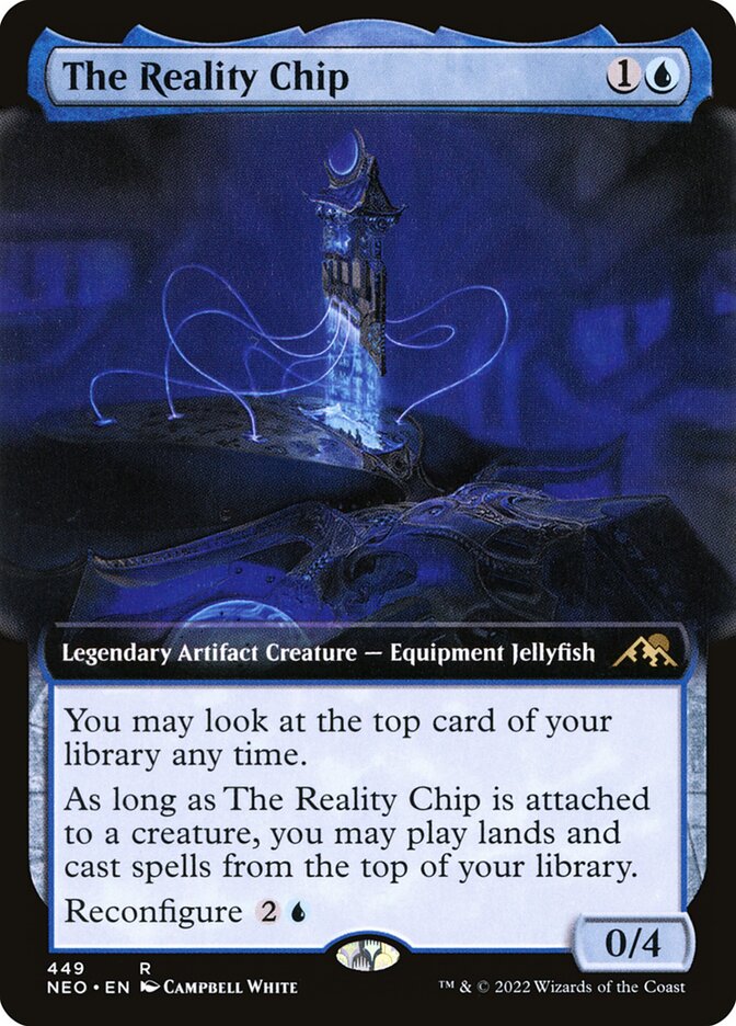 The Reality Chip - [Foil, Extended Art] Kamigawa: Neon Dynasty (NEO)