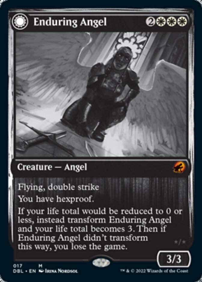 Enduring Angel // Angelic Enforcer - [Foil] Innistrad: Double Feature (DBL)