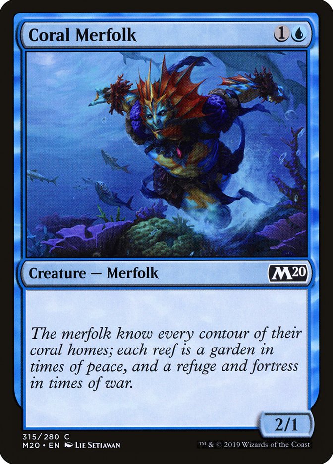 Coral Merfolk - Core Set 2020 (M20)