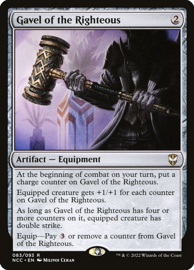 Gavel of the Righteous - [Foil] New Capenna Commander (NCC)