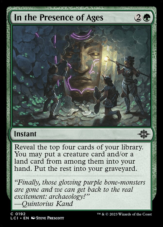 In the Presence of Ages - [Foil] The Lost Caverns of Ixalan (LCI)