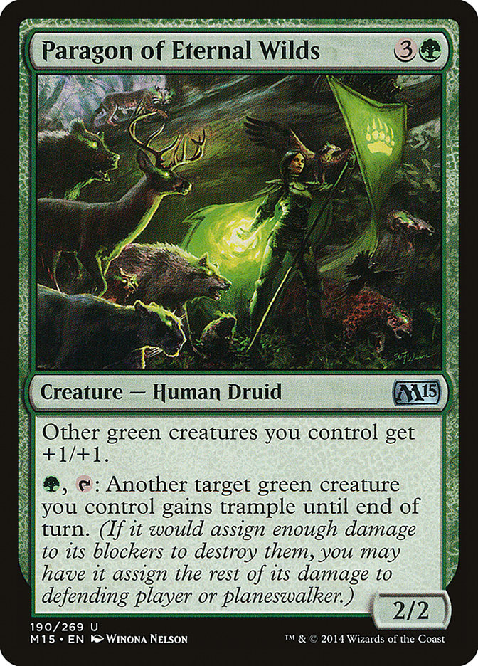 Paragon of Eternal Wilds - [Foil] Magic 2015 (M15)
