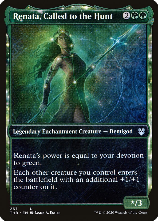Renata, Called to the Hunt - [Foil, Showcase] Theros Beyond Death (THB)