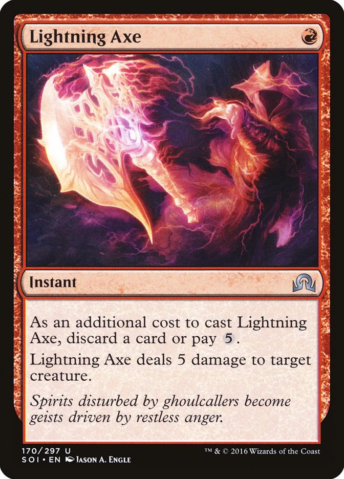 Lightning Axe - Shadows over Innistrad (SOI)