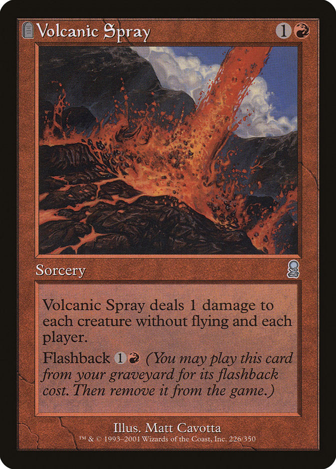 Volcanic Spray - [Foil, Retro Frame] Odyssey (ODY)