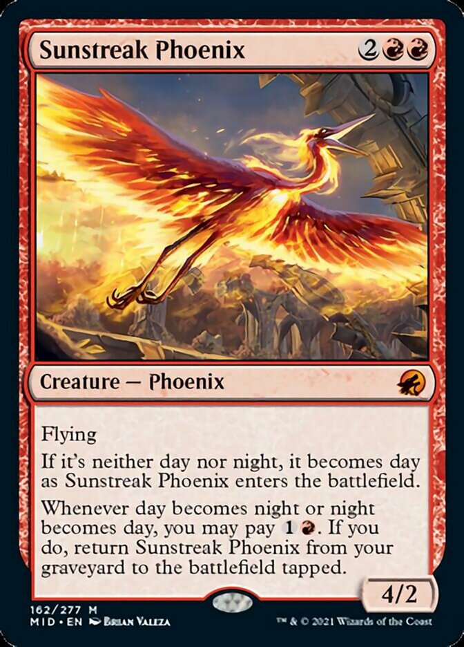 Sunstreak Phoenix - [Foil] Innistrad: Midnight Hunt (MID)