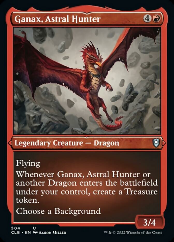 Ganax, Astral Hunter - [Etched Foil] Commander Legends: Battle for Baldur's Gate (CLB)