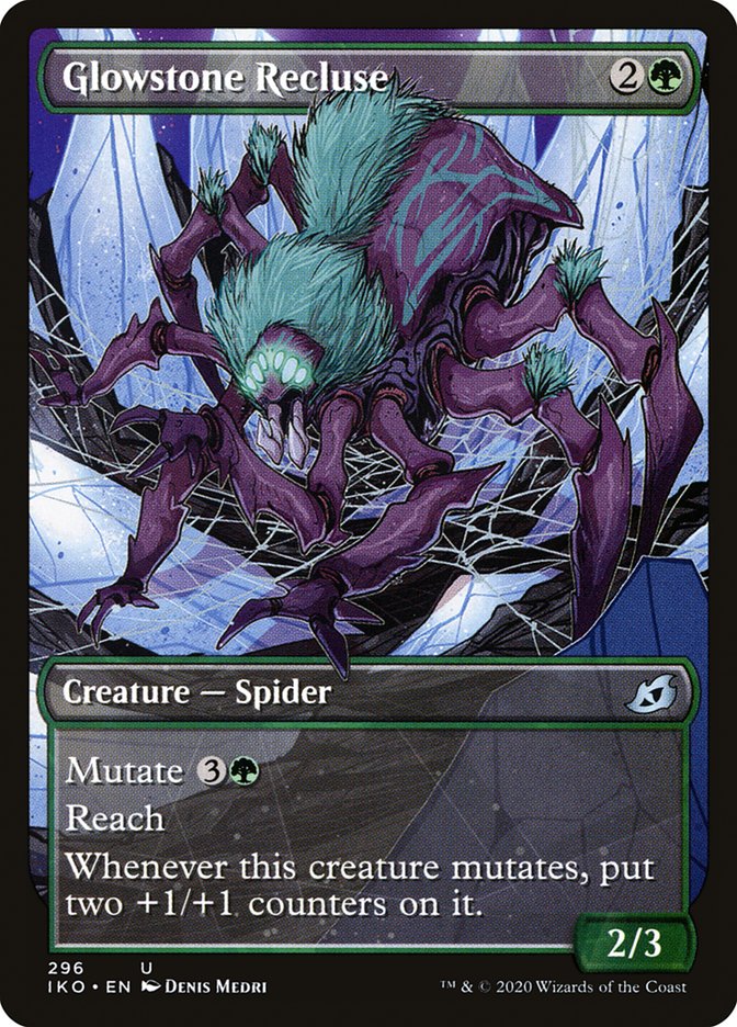 Glowstone Recluse - [Foil, Showcase] Ikoria: Lair of Behemoths (IKO)