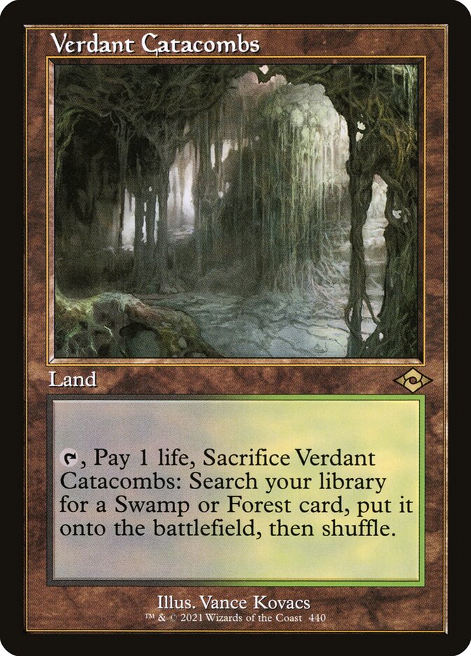 Verdant Catacombs - [Etched Foil, Retro Frame] Modern Horizons 2 (MH2)