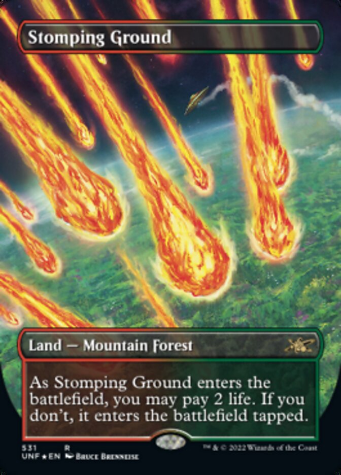 Stomping Ground - [Galaxy Foil, Borderless] Unfinity (UNF)