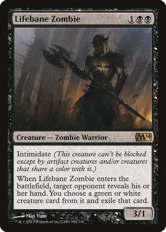 Lifebane Zombie - [Foil] Magic 2014 (M14)