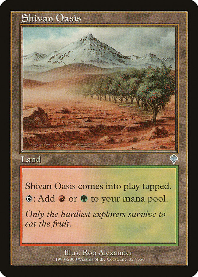 Shivan Oasis - [Retro Frame] Invasion (INV)
