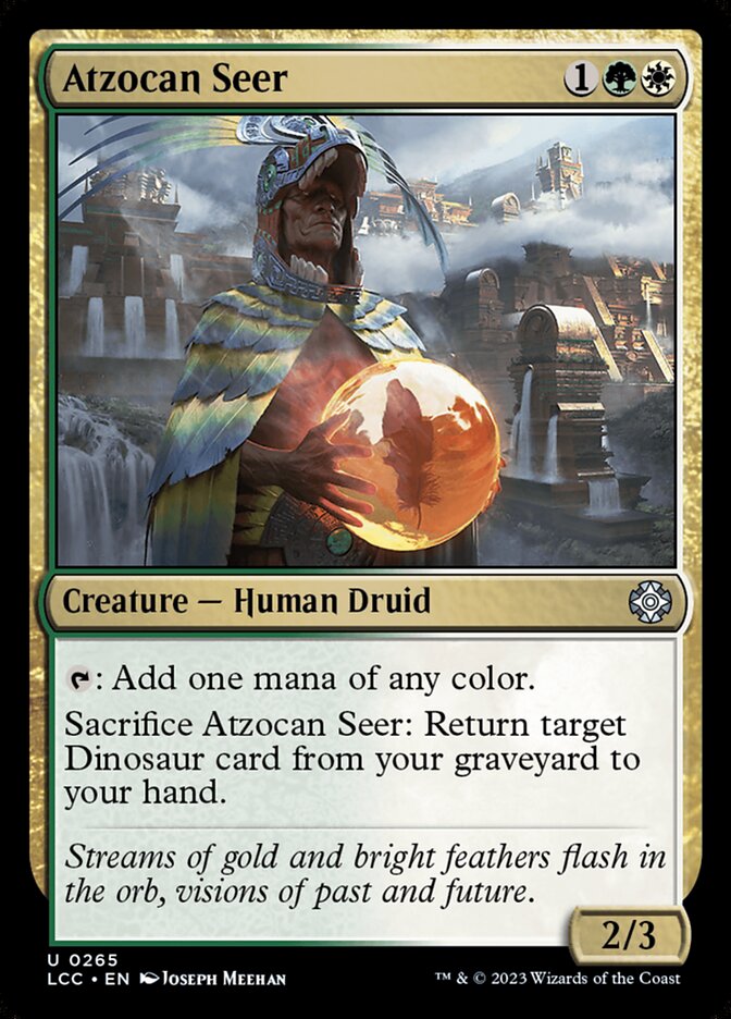 Atzocan Seer - Lost Caverns of Ixalan Commander (LCC)