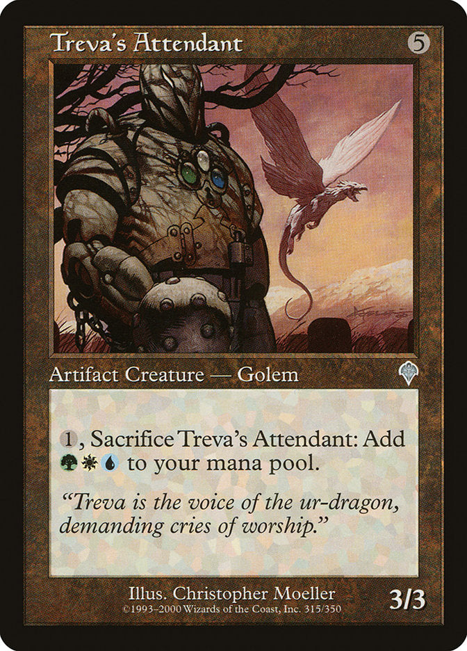 Treva's Attendant - [Foil, Retro Frame] Invasion (INV)