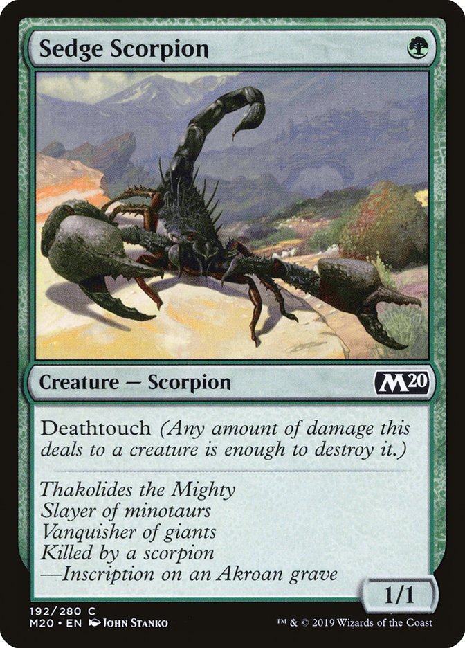 Sedge Scorpion - [Foil] Core Set 2020 (M20)
