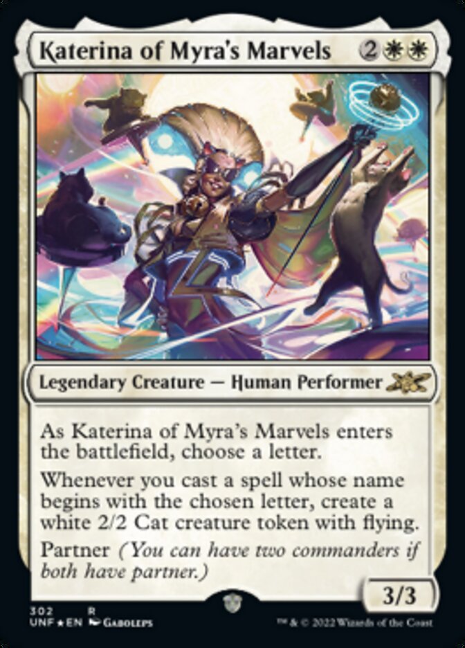 Katerina of Myra's Marvels - [Galaxy Foil] Unfinity (UNF)