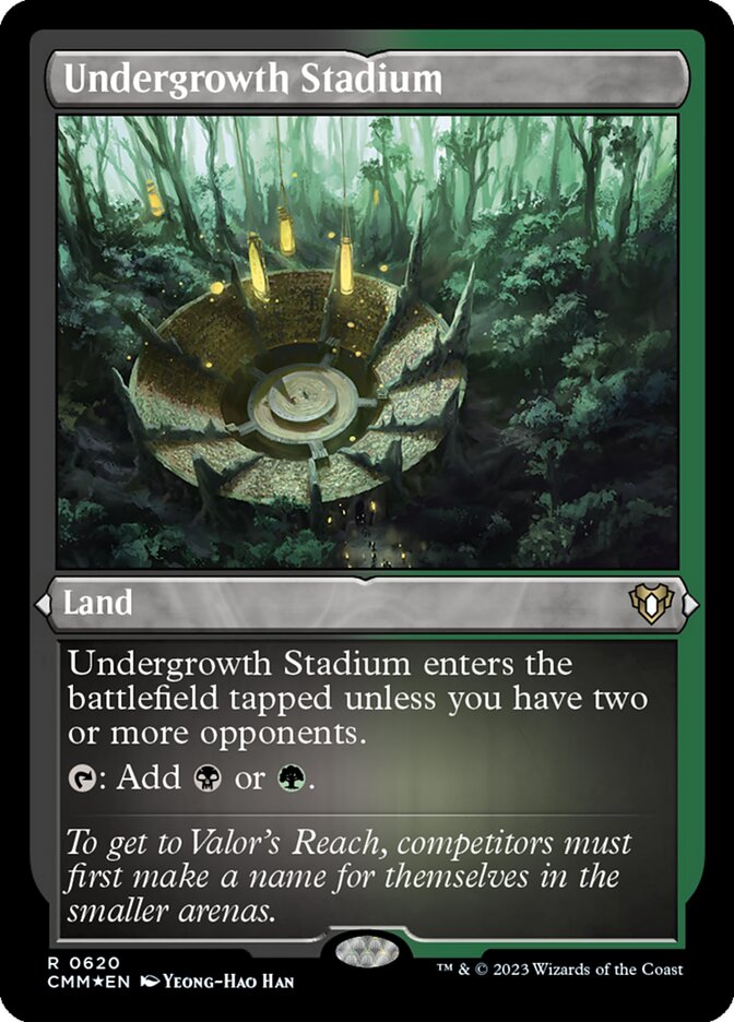 Undergrowth Stadium - [Etched Foil] Commander Masters (CMM)