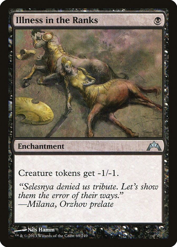 Illness in the Ranks - [Foil] Gatecrash (GTC)