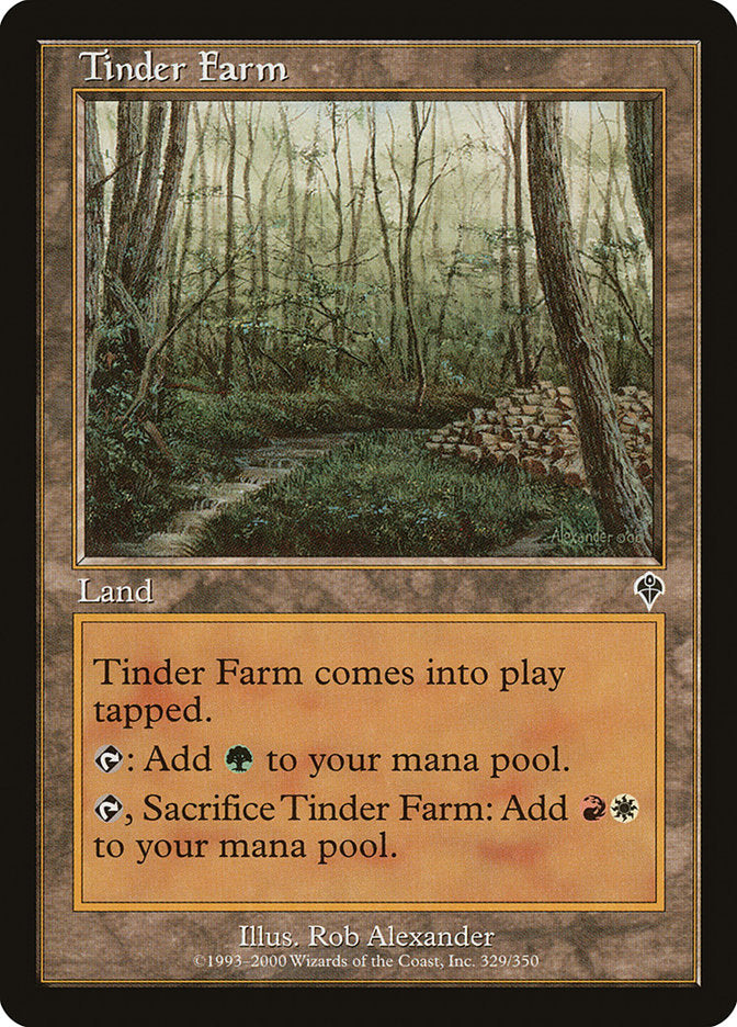 Tinder Farm - [Foil, Retro Frame] Invasion (INV)