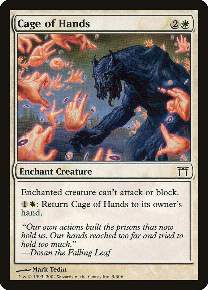 Cage of Hands - [Foil] Champions of Kamigawa (CHK)