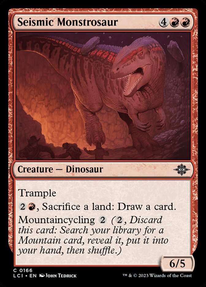 Seismic Monstrosaur - [Foil] The Lost Caverns of Ixalan (LCI)