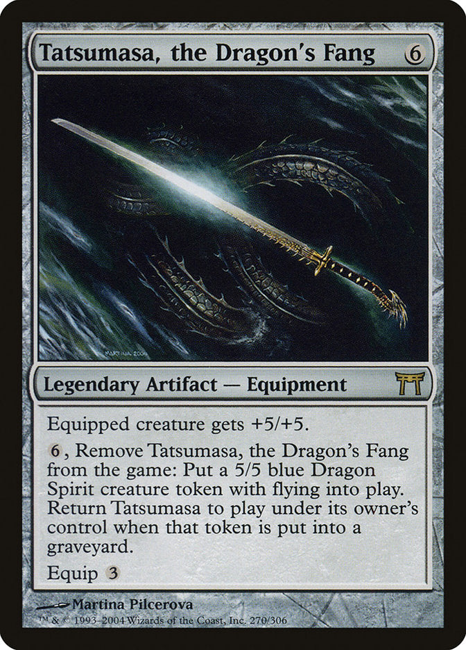 Tatsumasa, the Dragon's Fang - [Foil] Champions of Kamigawa (CHK)