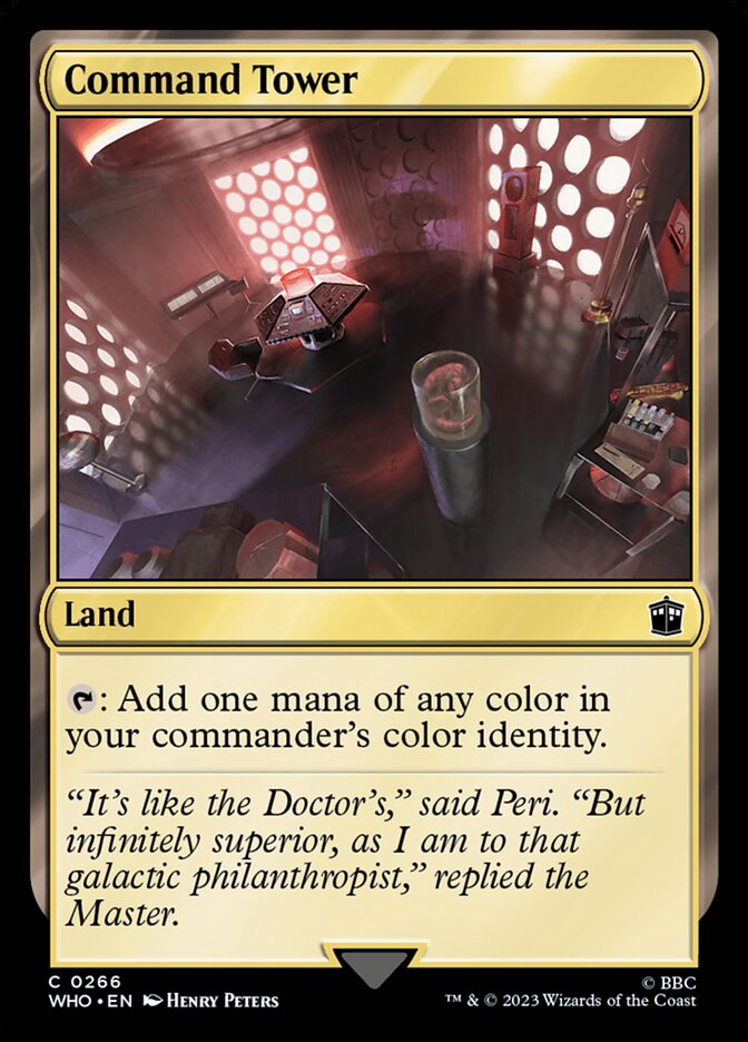 Command Tower - [Foil] Doctor Who (WHO)