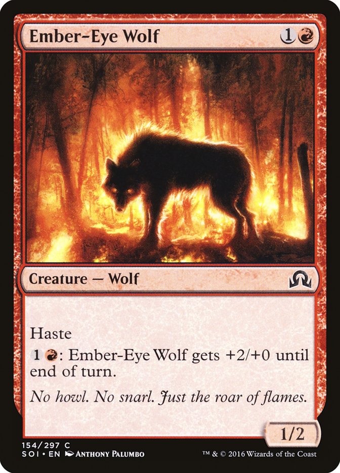 Ember-Eye Wolf - Shadows over Innistrad (SOI)