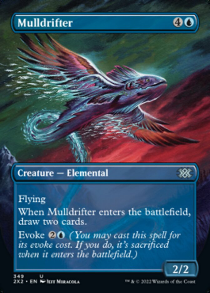 Mulldrifter - [Foil, Borderless] Double Masters 2022 (2X2)