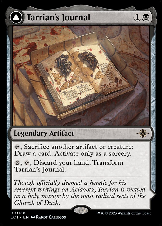 Tarrian's Journal // The Tomb of Aclazotz - [Foil] The Lost Caverns of Ixalan (LCI)