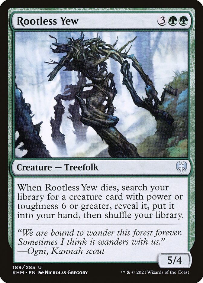 Rootless Yew - [Foil] Kaldheim (KHM)