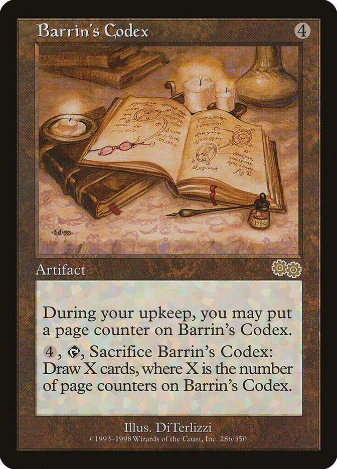 Barrin's Codex - [Retro Frame] Urza's Saga (USG)