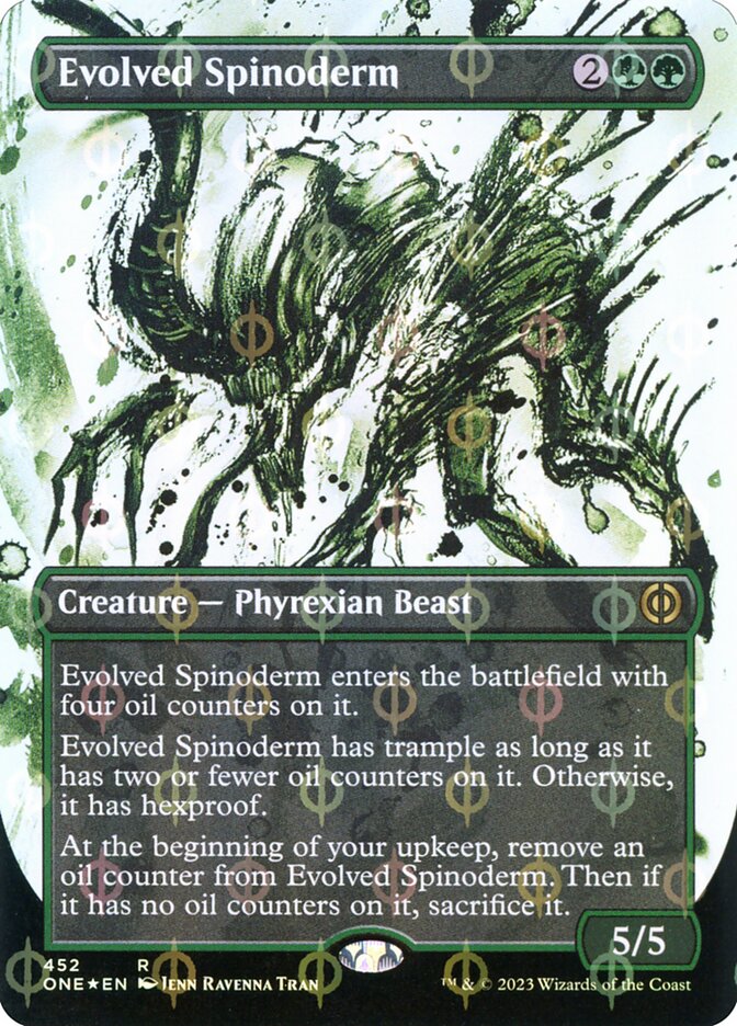Evolved Spinoderm - [Step and Compleat Foil, Showcase] Phyrexia: All Will Be One (ONE)