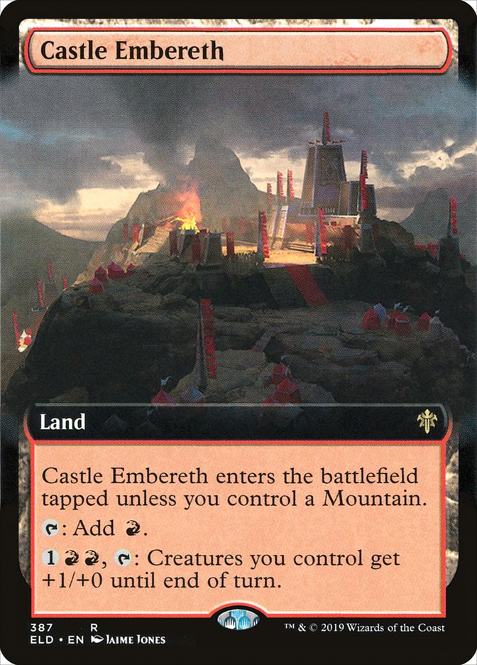 Castle Embereth - [Foil, Extended Art] Throne of Eldraine (ELD)