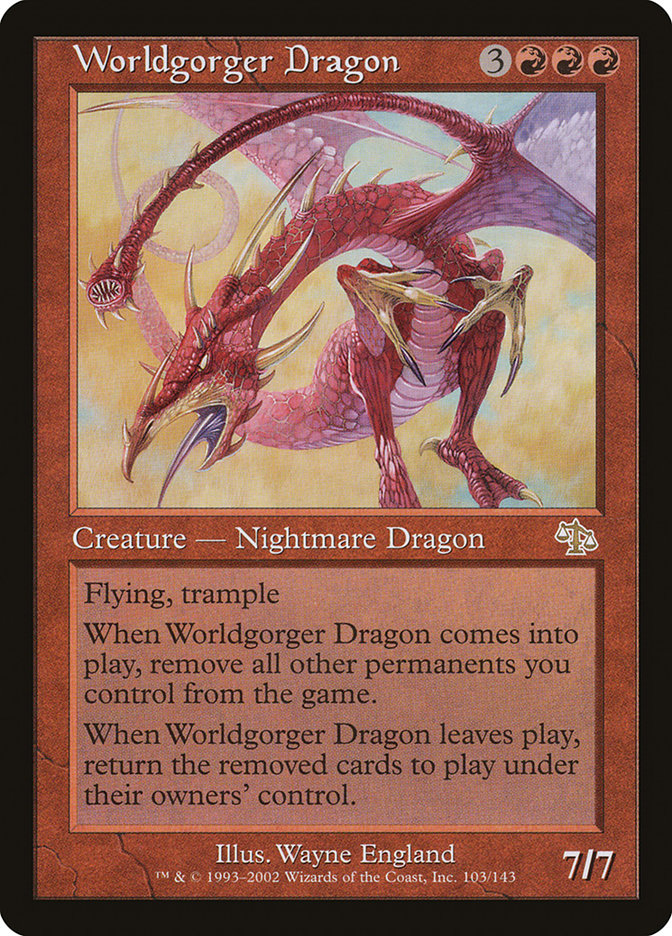 Worldgorger Dragon - [Foil] Judgment (JUD)