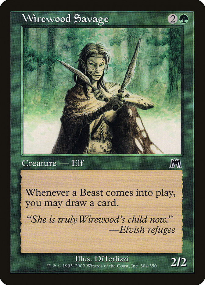 Wirewood Savage - [Foil, Retro Frame] Onslaught (ONS)