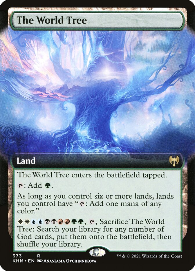 The World Tree - [Foil, Extended Art] Kaldheim (KHM)