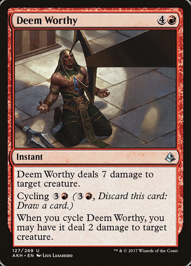 Deem Worthy - [Foil] Amonkhet (AKH)