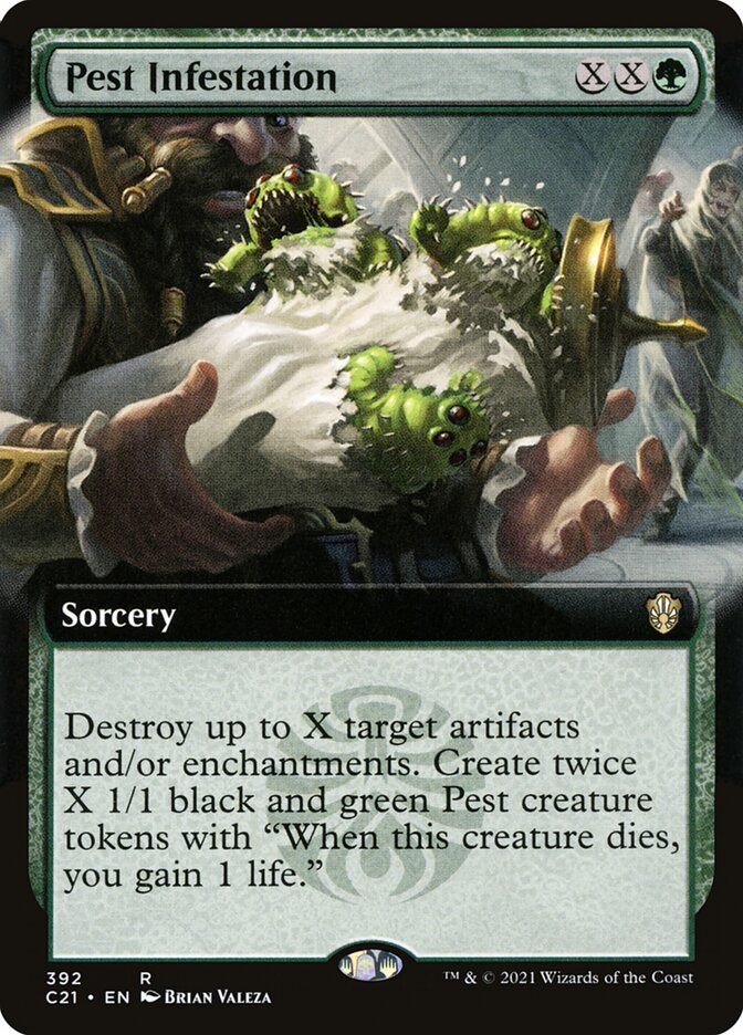 Pest Infestation - [Extended Art] Commander 2021 (C21)