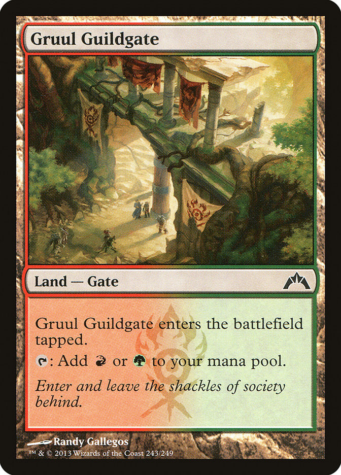 Gruul Guildgate - [Foil] Gatecrash (GTC)
